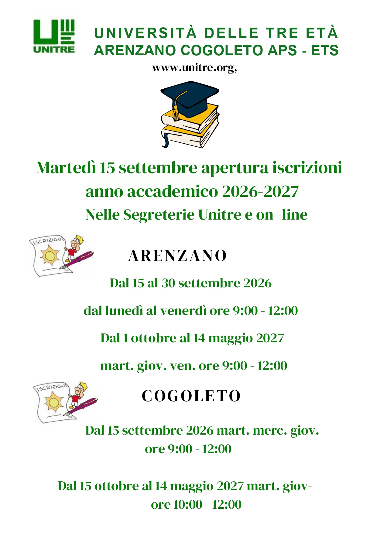 15 settembre si aprono le iscrizioni!!!_260826